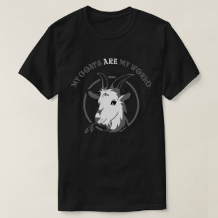 GOATS ZIJN MIJN WERELD   TotaalGoatally™ T-shirt