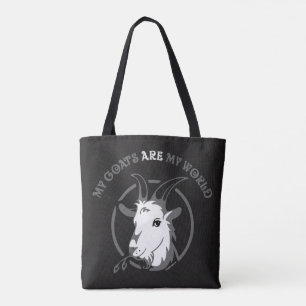 GOATS ZIJN MIJN WERELD   TotaalGoatally™ Tote Bag