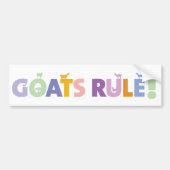 GOATSRULE.CR BUMPERSTICKER (Voorkant)