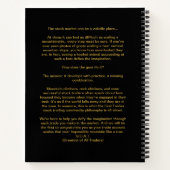 GoatTrades-handelslogboek Notitieboek (Achterkant)