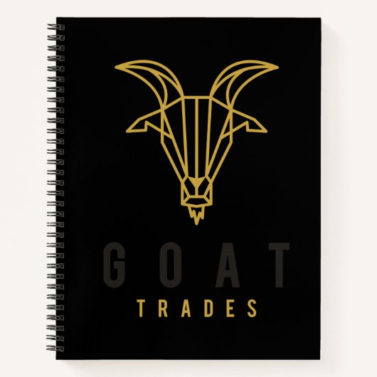 GoatTrades-handelslogboek Notitieboek (Voorkant)