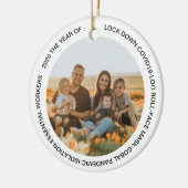 GOBAL LOCKDOWN 2020 FACE MASK VOEG FOTO TOE KERAMISCH ORNAMENT (Links)