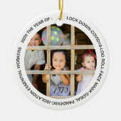 GOBAL LOCKDOWN FACE MASK 2020 KERAMISCH ORNAMENT (Voorkant)