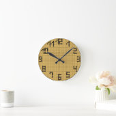 Goban Clock - Black Stones - 1-12 Ronde Klok (Huis)