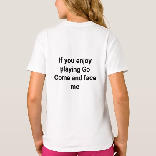 Goban Come and Face Me T-shirt (Achterkant)