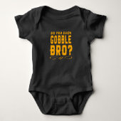 Gobble Bro Thanksgiving Romper (Voorkant)