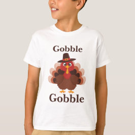 Gobble Cute Turkey Thanksgiving T-shirt