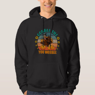 Gobble Familie Kids Matching Thanksgiving Pyjama Hoodie