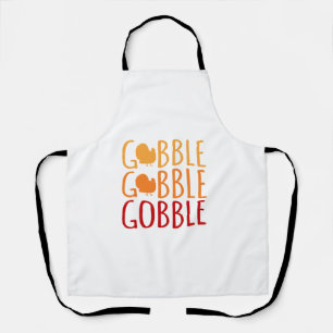 Gobble Funny Thanksgiving Turkey Family Man Women Schort