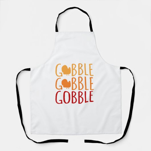 Gobble Funny Thanksgiving Turkey Family Man Women Schort (Voorkant)