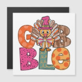 Gobble Funny Thanksgiving Turkije Diner Fun Kinder (Voorkant / Achterkant)