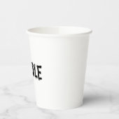 Gobble Funny Thanksgiving Turkije Feest Papieren Bekers (Links)