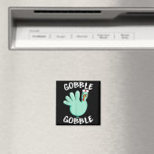 Gobble Gobble Funny Turkey Glove Thanksgiving Nurs Magneet (Insitu (Vaatwasser))