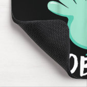 Gobble Gobble Funny Turkey Glove Thanksgiving Nurs Muismat (Hoek)