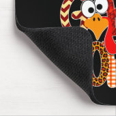 Gobble Gobble Funny Turkey Thanksgiving Women Girl Muismat (Hoek)