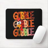 Gobble Gobble Funny Turkey Thanksgiving Women Girl Muismat (Met muis)