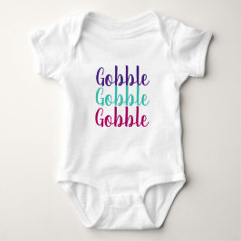 Gobble, Gobble, Gobble Baby Thanksgiving T-shirt
