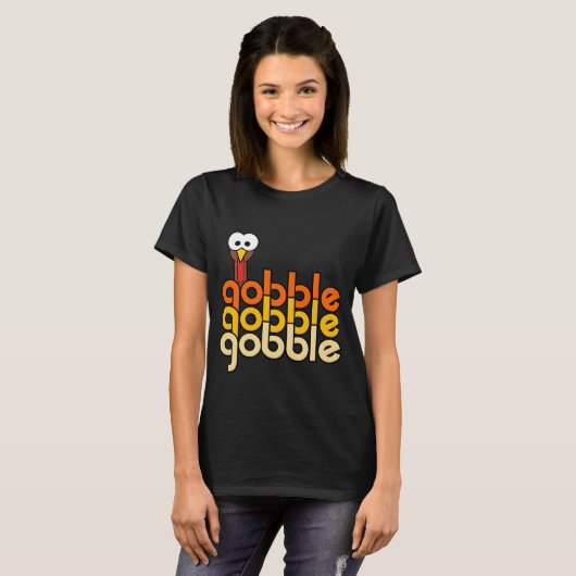 Gobble Gobble Gobble T-shirt (Voorkant volledig)