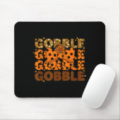 Gobble Gobble Gobble Thanksgiving Turkey Leopard B Muismat (Met muis)