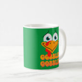 GOBBLE GOBBLE grappige Thanksgiving Koffiemok (Voorkant rechts)