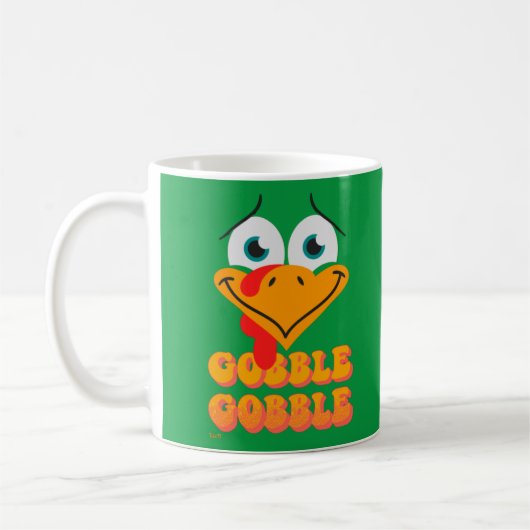 GOBBLE GOBBLE grappige Thanksgiving Koffiemok (Links)