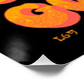 GOBBLE GOBBLE grappige Thanksgiving Perfect Poster (Hoek)