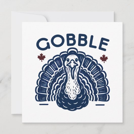 Gobble Gobble Kaart (Voorkant)