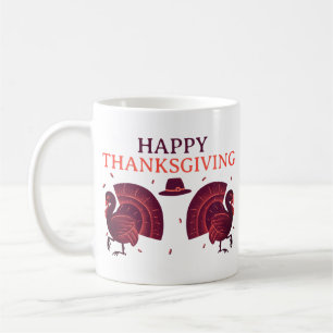 Gobble Gobble Klassieke Mok – Thanksgiving Kalkoen