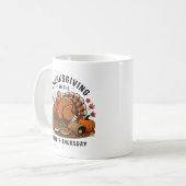 Gobble Gobble Mok: Leuke Thanksgiving Spirit Koffiemok (Voorkant links)