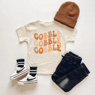 Gobble Gobble Peuter T-shirt – Schattige Bedankt