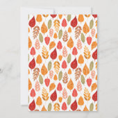 Gobble Gobble Thanksgiving Autumn Thema Kaart (Achterkant)