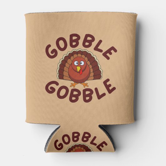 Gobble Gobble Thanksgiving  Blikjeskoeler (Voorkant)
