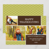 GOBBLE GOBBLE | THANKSGIVING FOTO-KAART FEESTDAGENKAART (Voorkant / Achterkant)