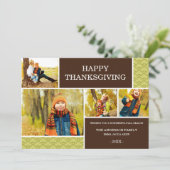 GOBBLE GOBBLE | THANKSGIVING FOTO-KAART FEESTDAGENKAART (Staand voorkant)