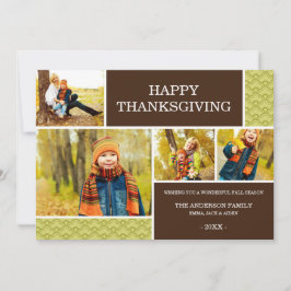 GOBBLE GOBBLE | THANKSGIVING FOTO-KAART FEESTDAGENKAART