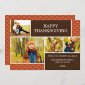 GOBBLE GOBBLE | THANKSGIVING FOTO-KAART FEESTDAGENKAART (Voorkant / Achterkant)