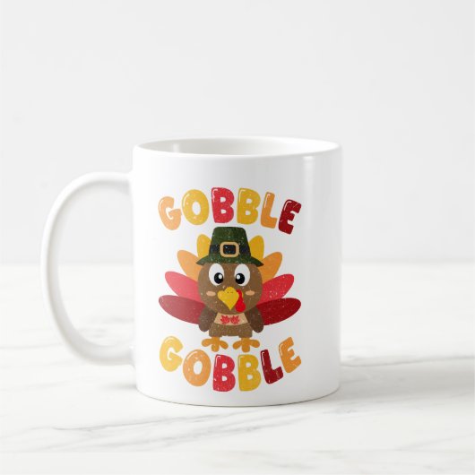 Gobble Gobble Thanksgiving Koffiemok (Links)