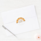 Gobble Gobble Thanksgiving Ronde Sticker (Envelop)