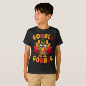 Gobble Gobble Thanksgiving T-shirt (Voorkant volledig)