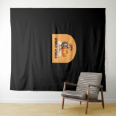 Gobble, Gobble Thanksgiving Turkije met pompoen Cl Wandkleed (In Situ (horizontaal))