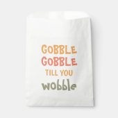 Gobble Gobble tot je wiebelt | THANKSGIVING Bedankzakje (Voorkant)