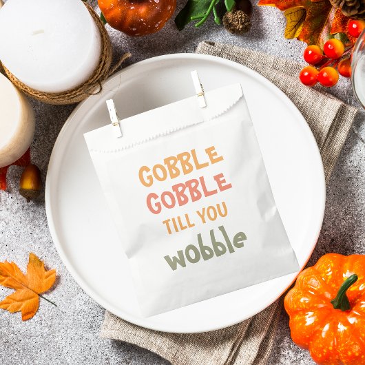 Gobble Gobble tot je wiebelt | THANKSGIVING Bedankzakje