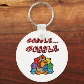GOBBLE GOBBLE TURKEY SLEUTELHANGER (Voorkant)