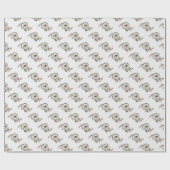 Gobble Gobble Turkey Wrapping Paper Cadeaupapier (Vlak)