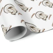 Gobble Gobble Turkey Wrapping Paper Cadeaupapier (Rol Hoek)