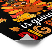 Gobble Kleine Kalkoen Gaat Grote Broer Worden Th Poster (Hoek)