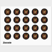 Gobble Me Swallow Me Drip Gravy Langs De Zijkant V Ronde Sticker (Vel)