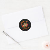 Gobble Me Swallow Me Drip Gravy Langs De Zijkant V Ronde Sticker (Envelop)
