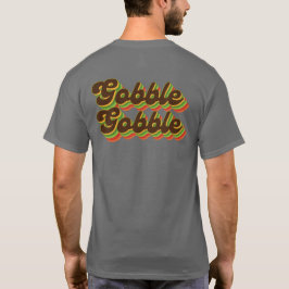 Gobble Retro Thanksgiving Vakantie T-shirt