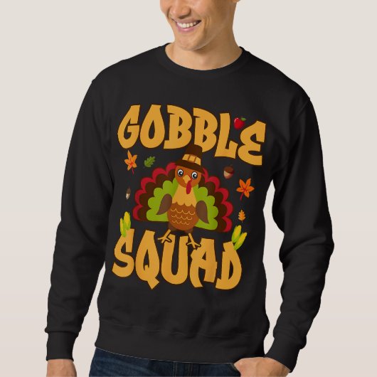 Gobble Squad Turkije Ontwerp - Gobble Squad Trui (Voorkant)